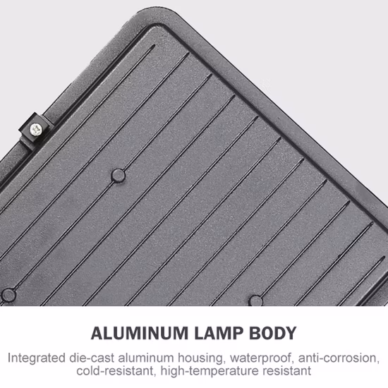 60W 100W 200W 300W Lâmpada solar de Wall Street CE RoHS Luzes LED Decoração de iluminação Sistema de energia com economia de energia Produtos domésticos Sensor Luz de jardim de segurança