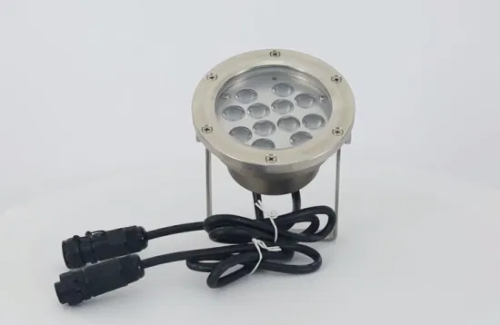 Luz LED para piscina com fonte subaquática para projeto