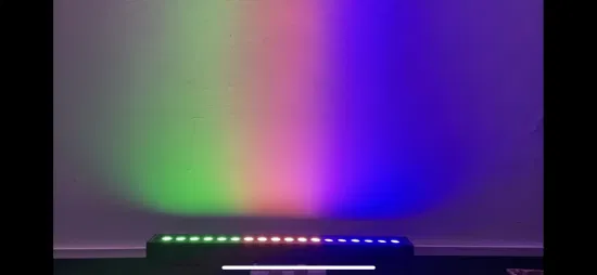 Luz linear da arruela da parede do diodo emissor de luz das seções RGBW 180W de DMX 3