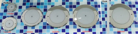 2023 Supler Slim 8mm 316ss Resina Cheia de Controle WiFi LED Luz Subaquática para Piscina com Controle Remoto