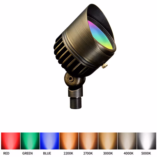 Refletor de paisagem de baixa tensão para ambientes externos, estilo moderno, luminárias de LED com ponta de parede, IP65, iluminação de jardim LED